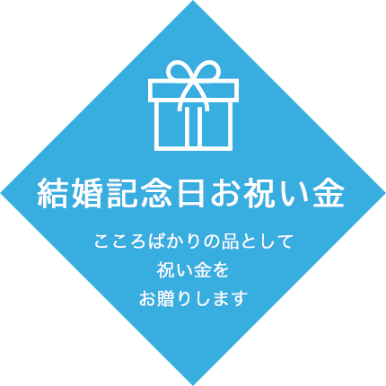 結婚記念日お祝い金